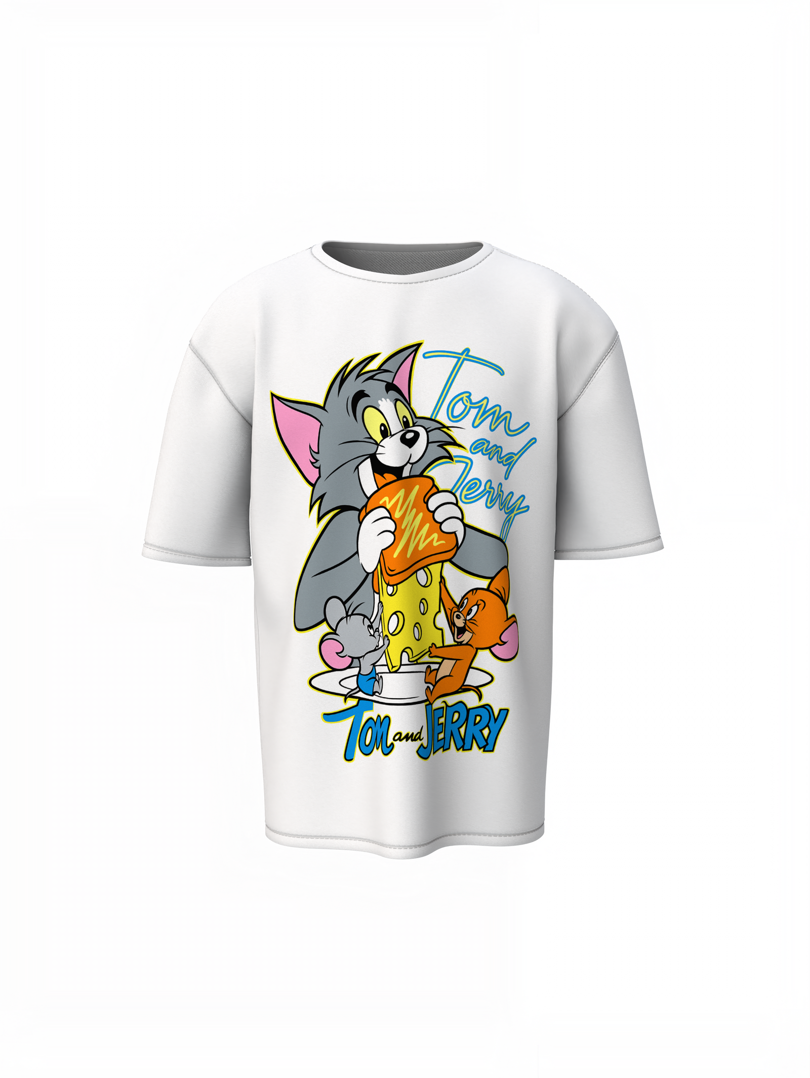 Tom And Jerry Fight Oversized T-Shirt Premium Streetwear