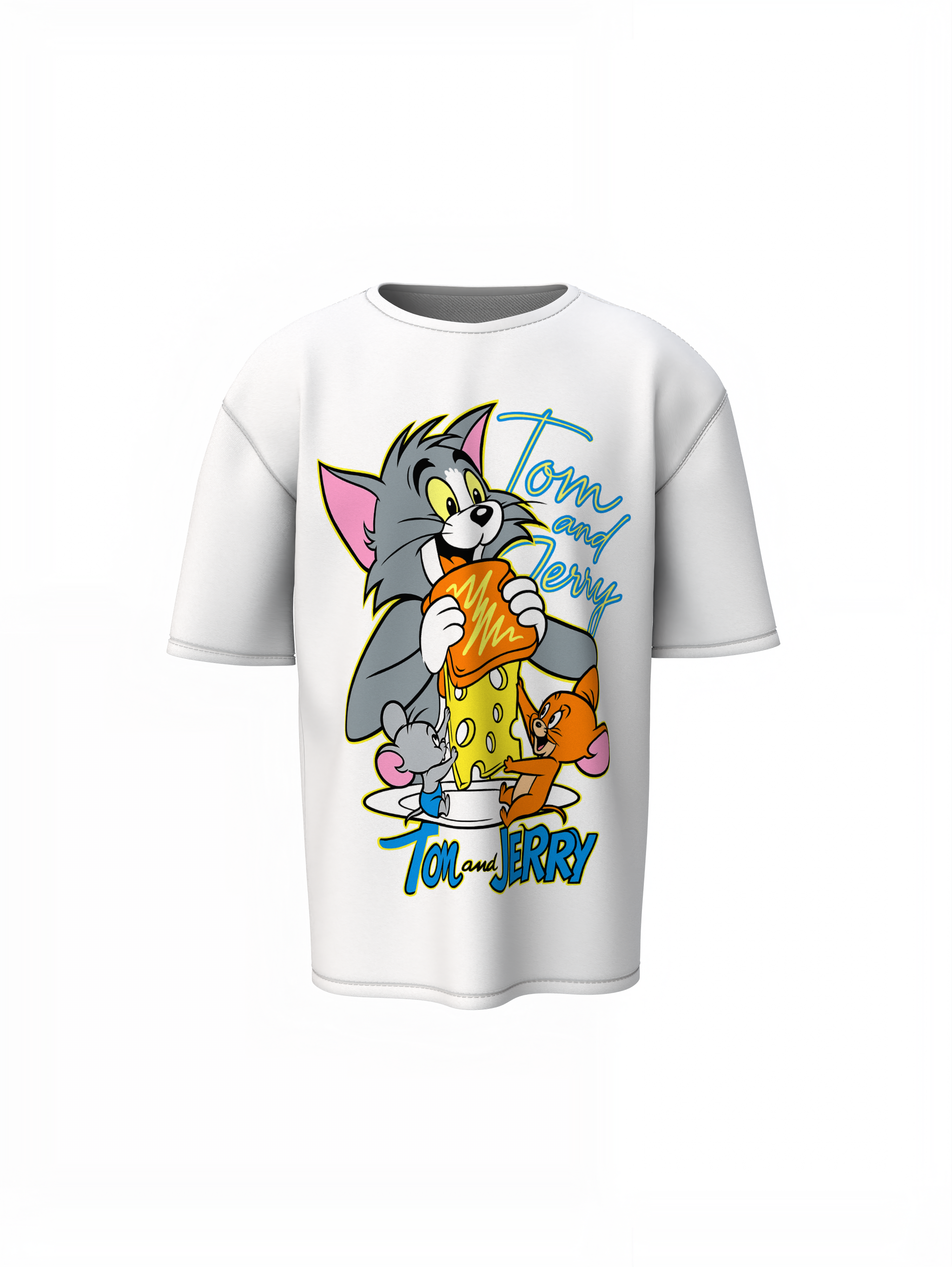 Tom And Jerry Show Oversized T-Shirts