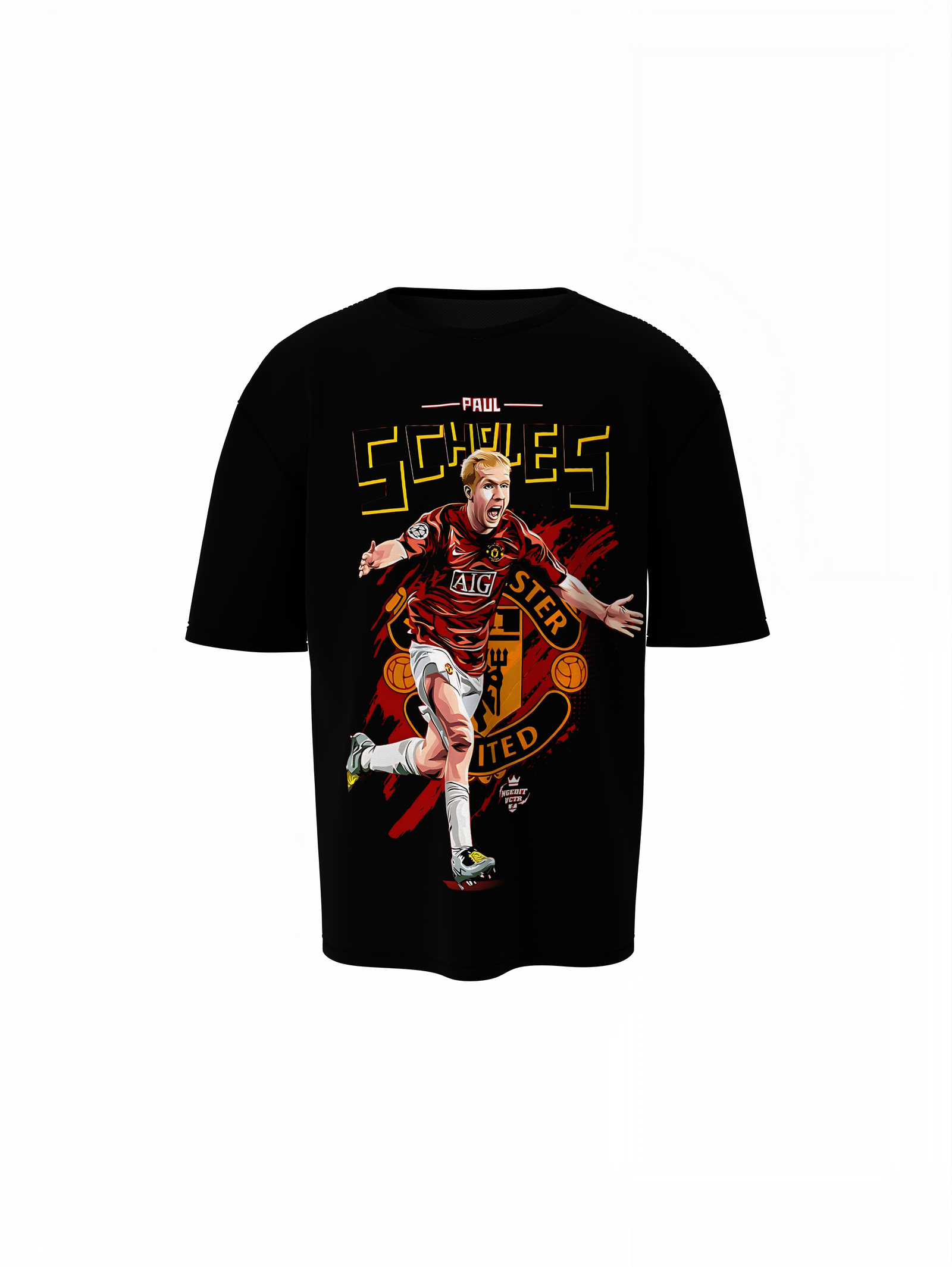 Manchester Player Paul Oversized T-Shirt – Iconic Football Tee