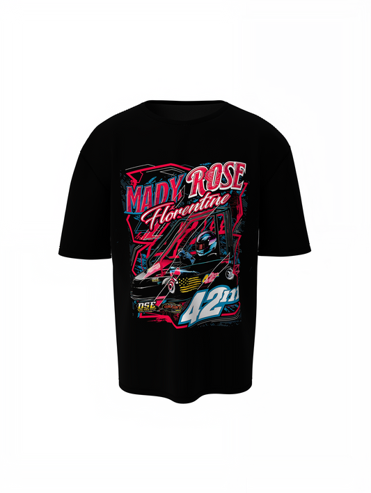 Mady Rose Oversized T-Shirt – Chic and Bold Graphic Tee
