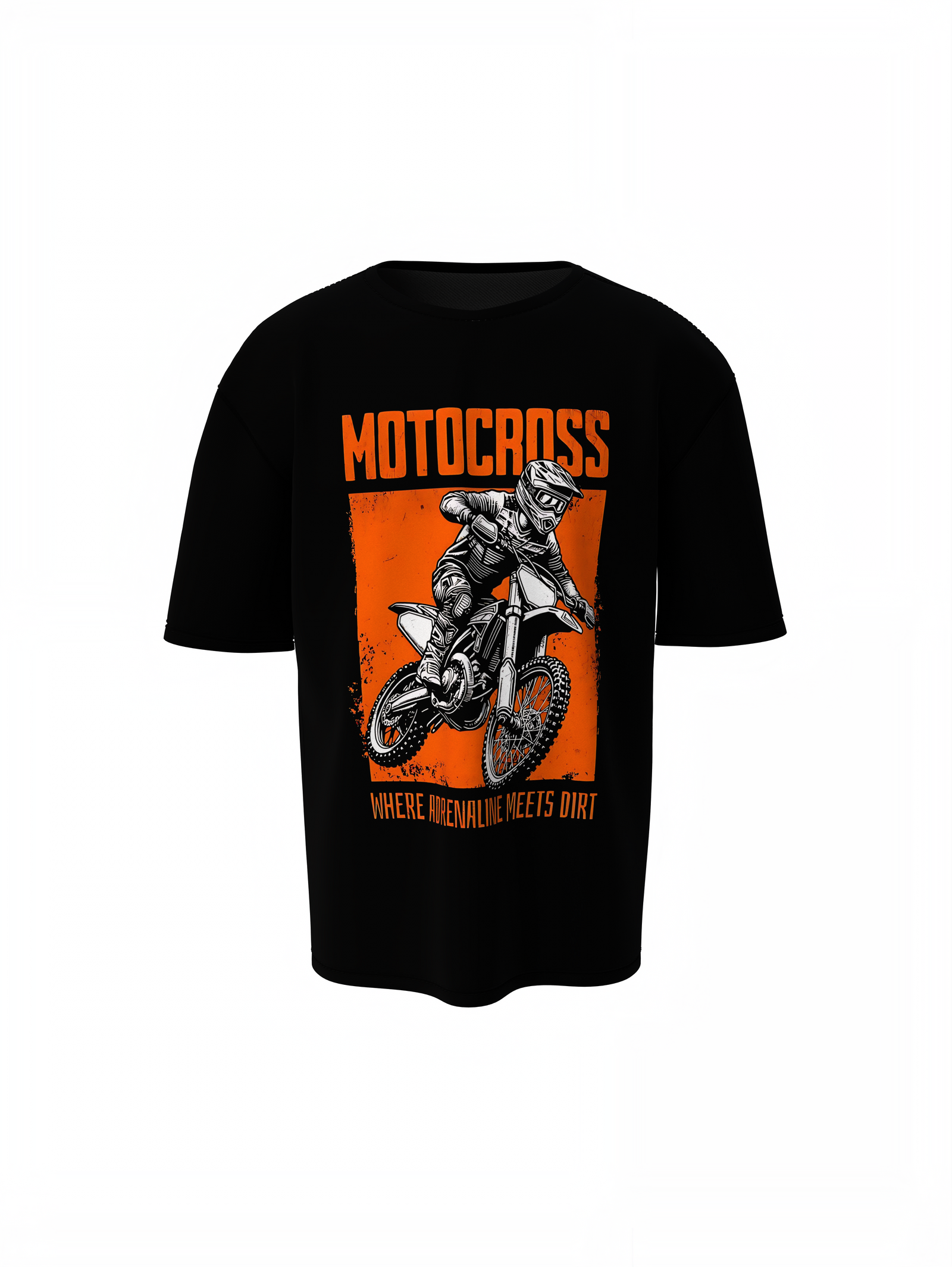 Motocross Oversized T-Shirts – Bold Rider Streetwear Fashion