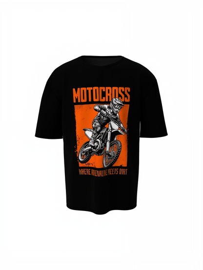 Motocross Oversized T-Shirts – Bold Rider Streetwear Fashion