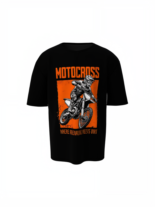 Motocross Oversized T-Shirts – Bold Rider Streetwear Fashion