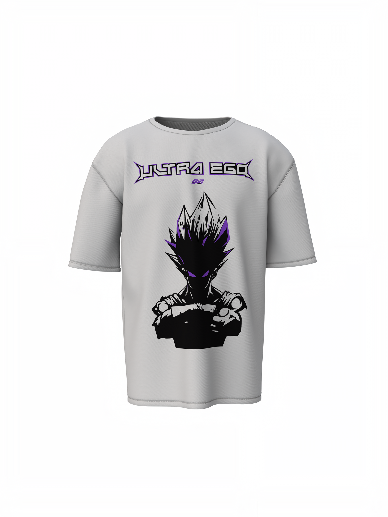 Ultra Ego Oversized T-Shirts for Anime Streetwear Fashion Tee