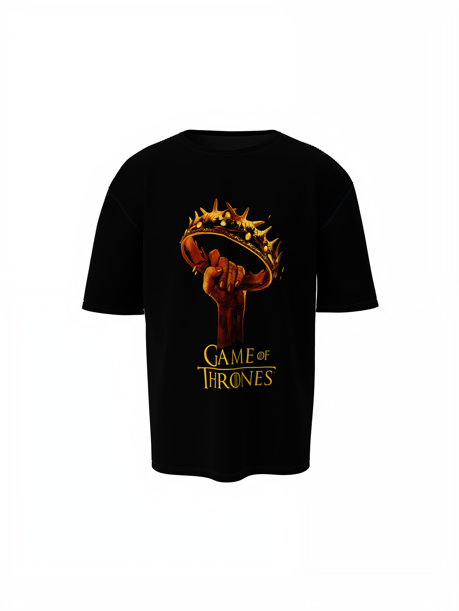 Thrones King Crown Oversized T-Shirts