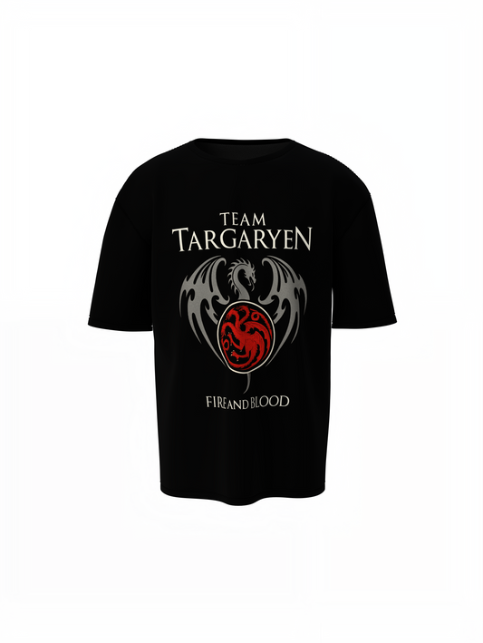 Team Targaryen oversized T-Shirts