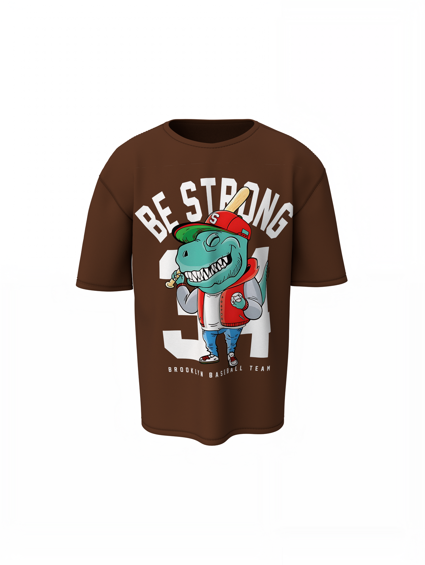 Baseball Be Strong Oversized T-Shirt