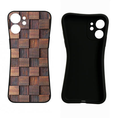 Wooden Cube Design iPhone 15 Pro Back Cover
