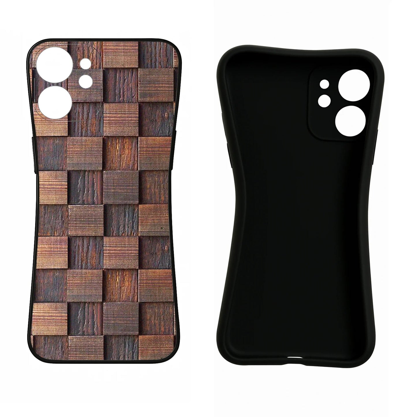 Wooden Cube Design Samsung M31s Back Cover