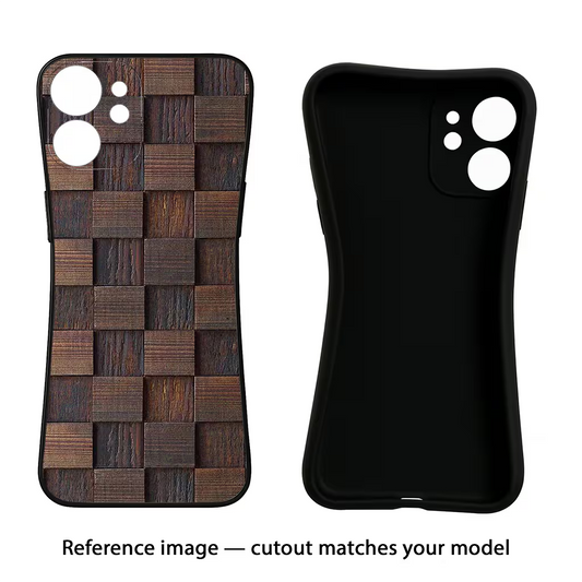 Wooden Cube Design Samsung A26 Back Cover