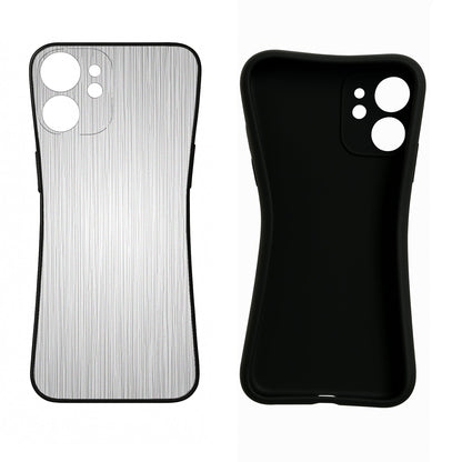 Wooden Grey Texture iPhone 14 Pro Back Cover