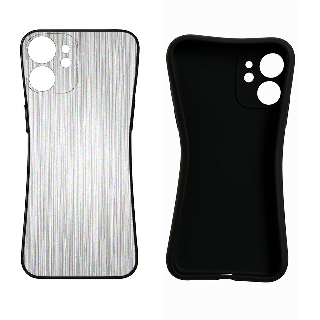 Wooden Grey Texture Realme 9i 4G Back Cover