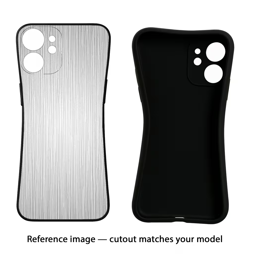Wooden Grey Texture iQOO Neo 7 Pro Back Cover Black Soft Case - Hello Swanky