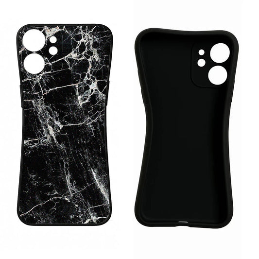 Black Marble Texture Samsung S20 Plus Back Cover