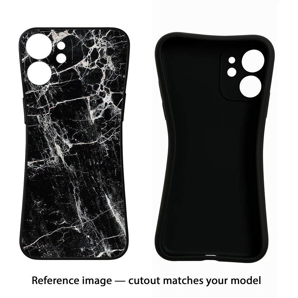 Black Marble Texture Samsung S24 Ultra Back Cover