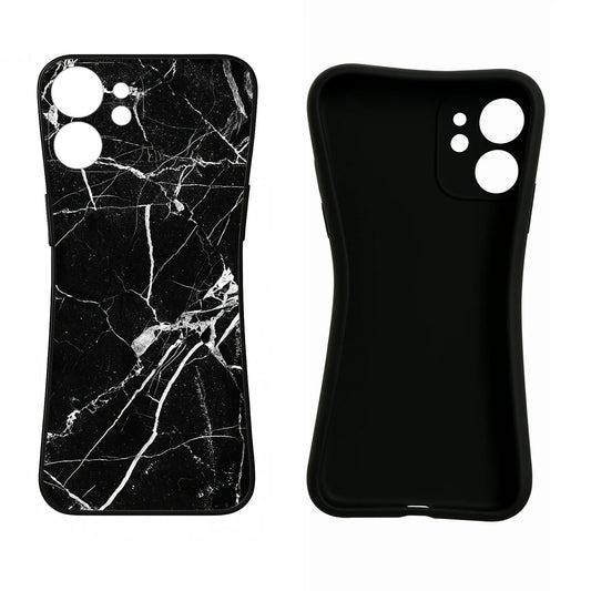 Black Marble Pattern Samsung Note 20 Ultra Back Cover