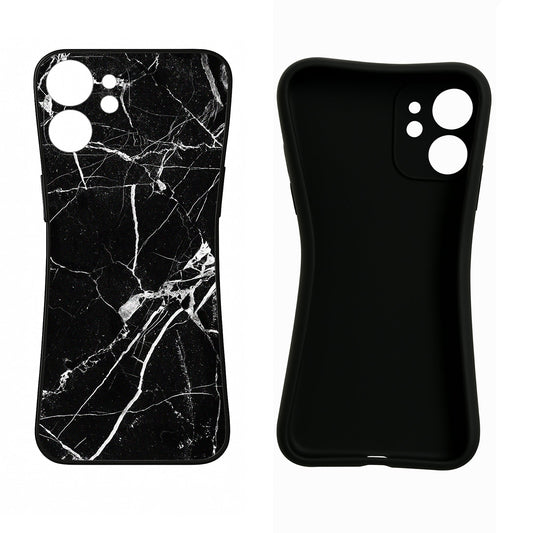 Black Marble Pattern Nothing Phone 2 Back Cover