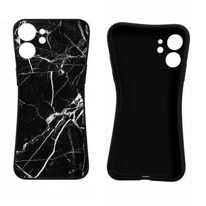 Black Marble Pattern Oneplus 7 Pro Back Cover