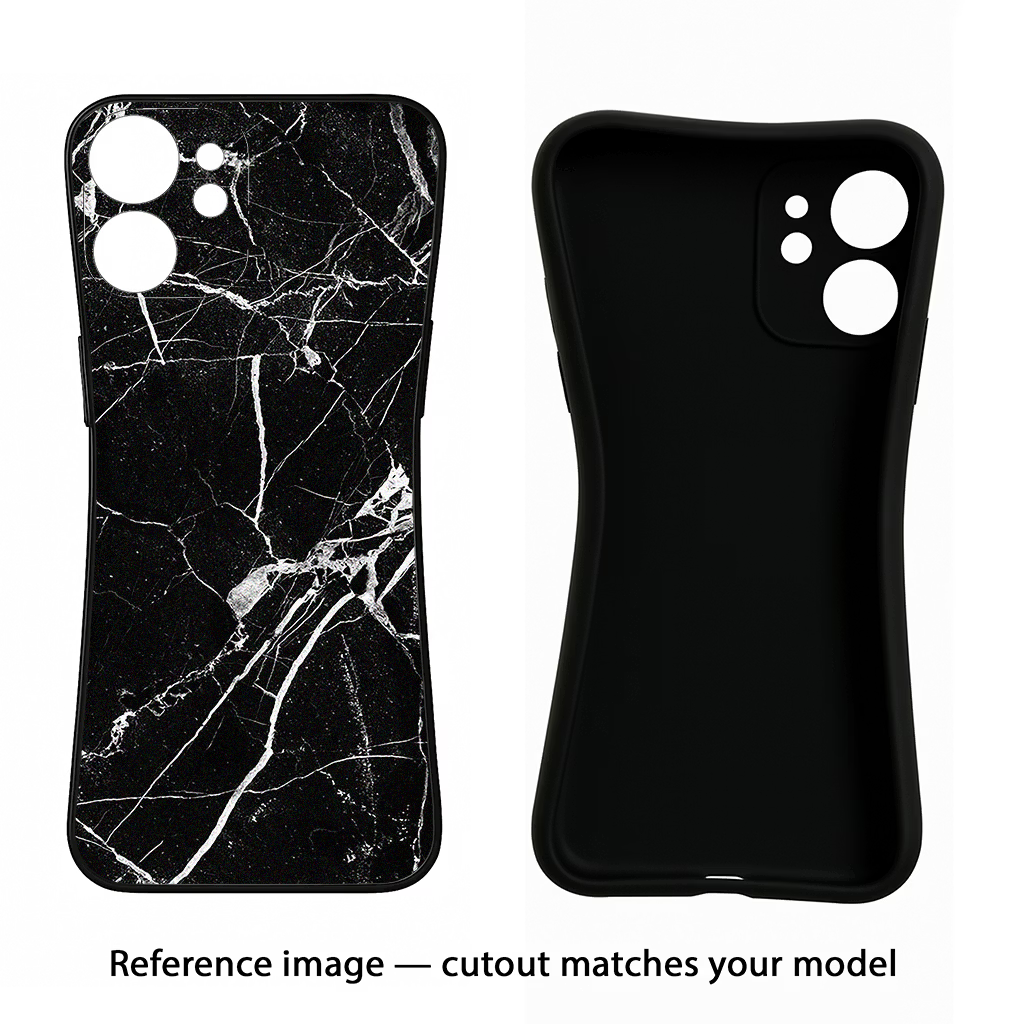Black Marble Pattern Samsung M32 5G Back Cover