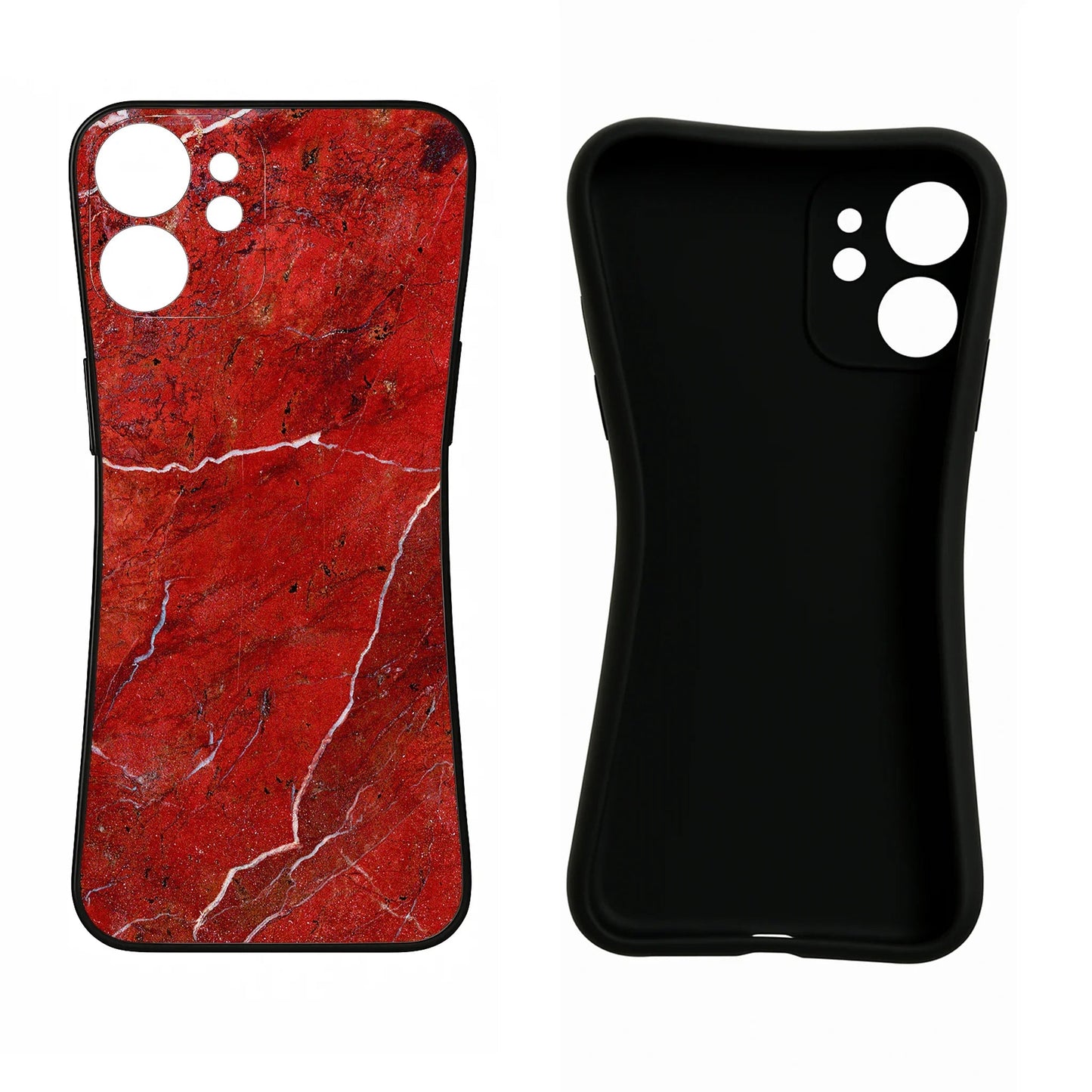 Red Marble Design Vivo X70 Pro Back Cover