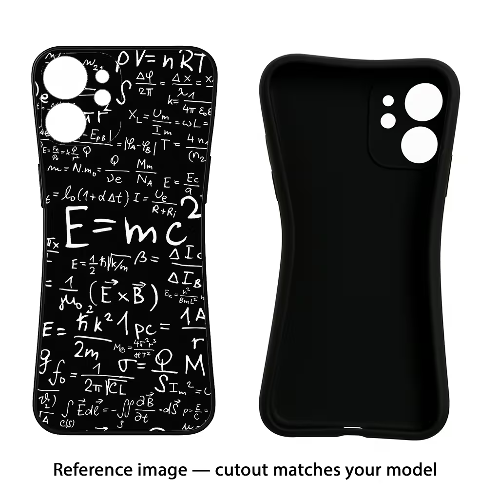 Physics Formula iQOO Neo 9 Back Cover Black Soft Case - Hello Swanky