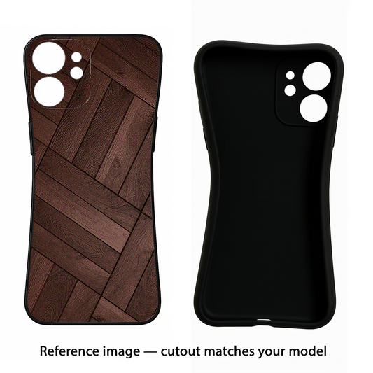 Wooden Texture Design Samsung M14 Back Cover