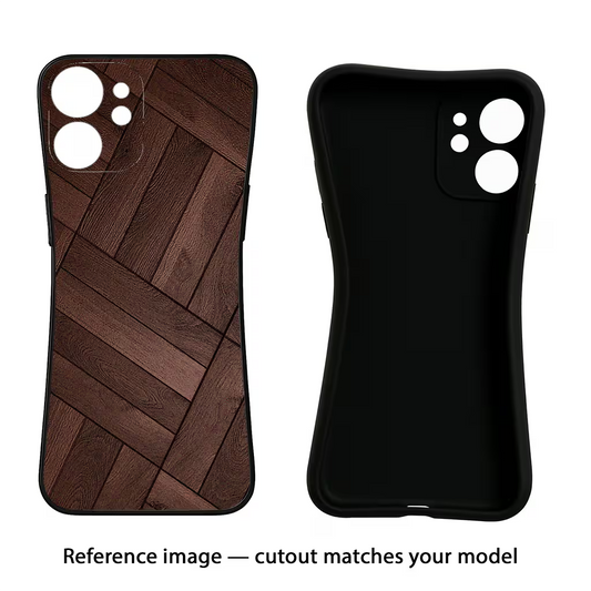 Wooden Texture Design iQOO 13 5G Back Cover
