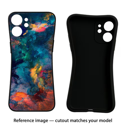 Artwork Paint iQOO Neo 9 Back Cover Black Soft Case - Hello Swanky
