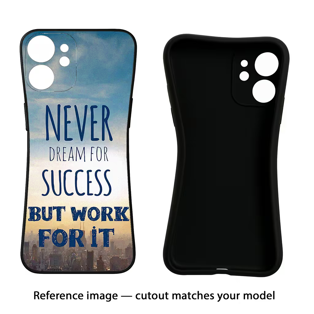 Never Dream For Success But Work For It Oppo Reno13 5G Back Cover