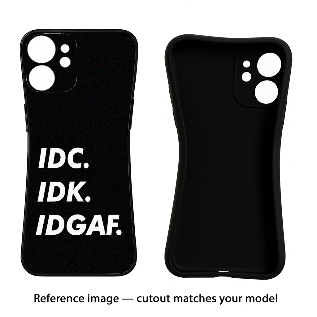 Idc Idk Idgaf Redmi Note 14 5G Back Cover