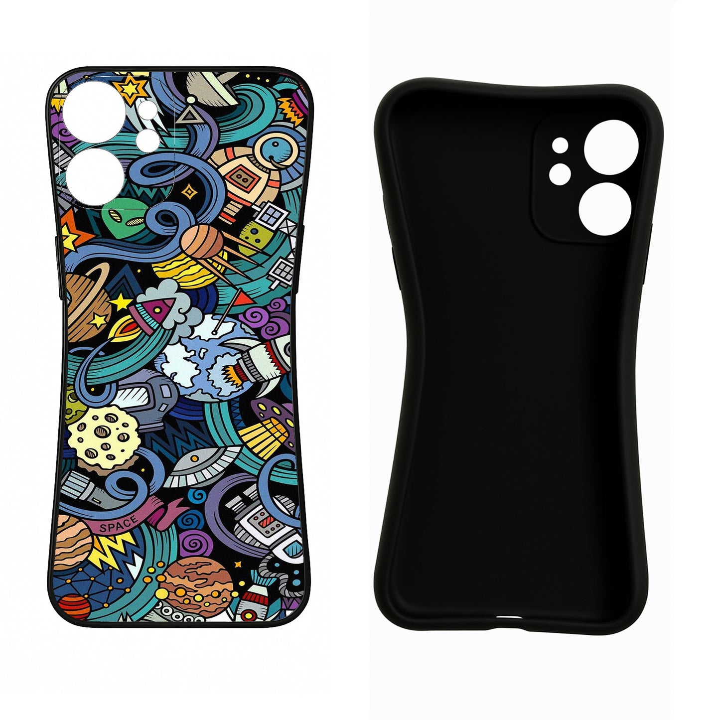 Space Abstract iPhone 13 Back Cover
