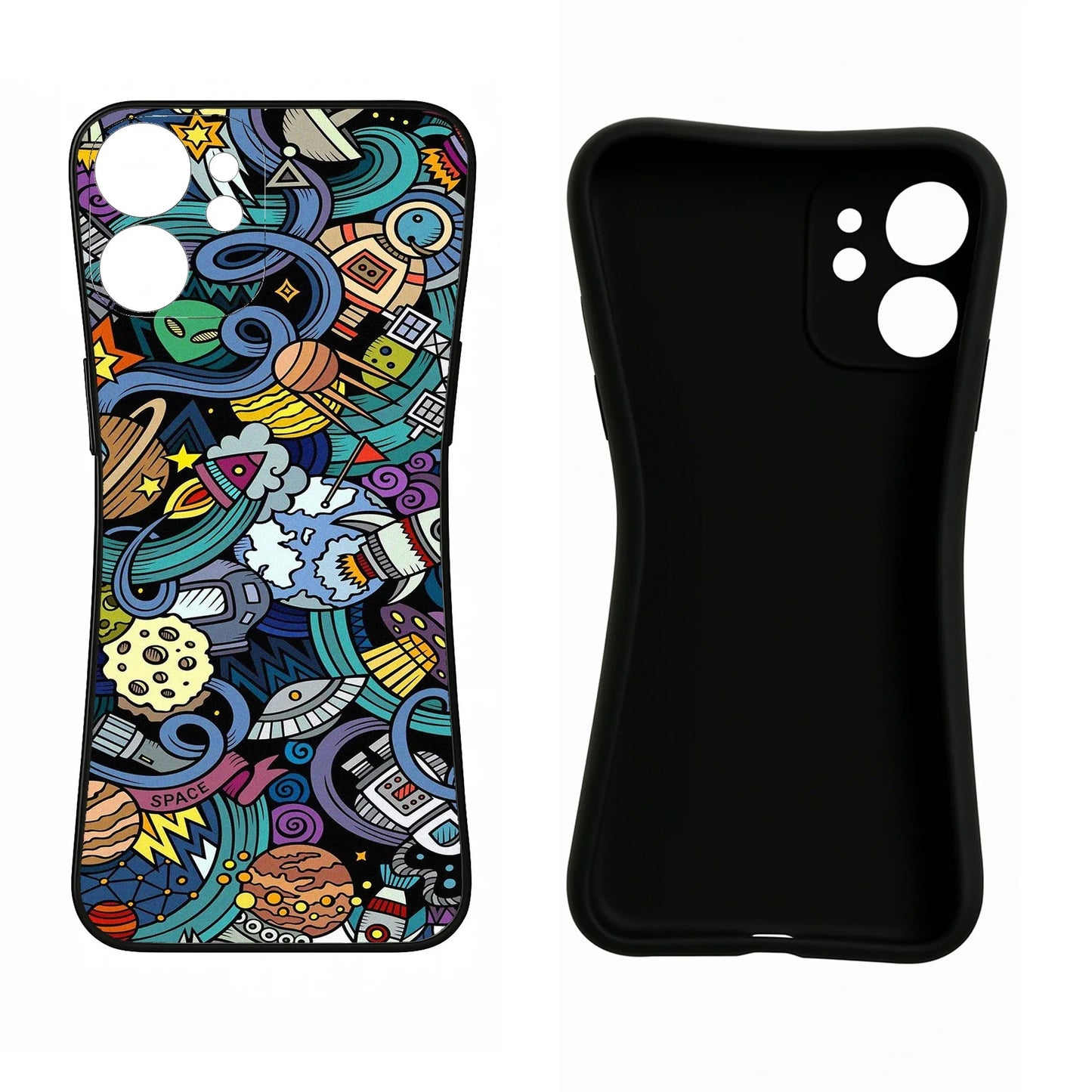 Space Abstract Poco X4 Pro Back Cover