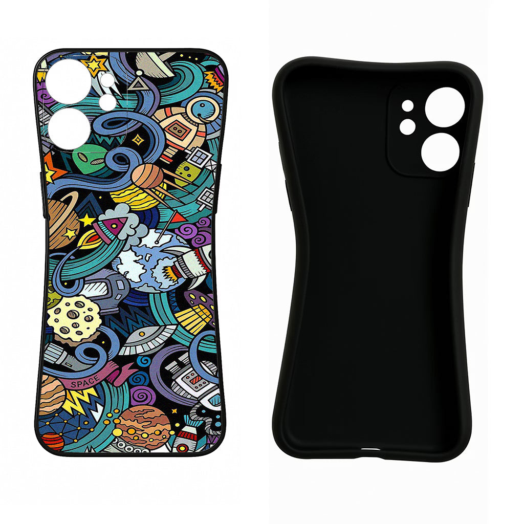 Space Abstract Samsung A13 4G Back Cover