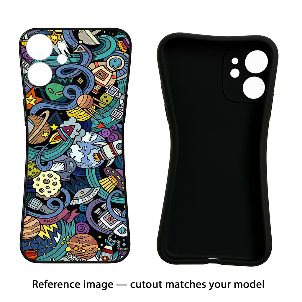 Space Abstract Samsung A17 5G Back Cover