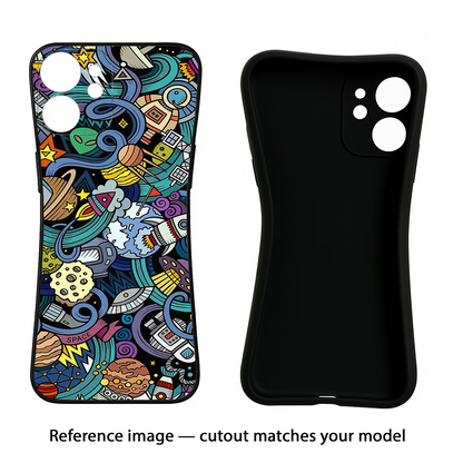 Space Abstract Moto G96 5G Back Cover