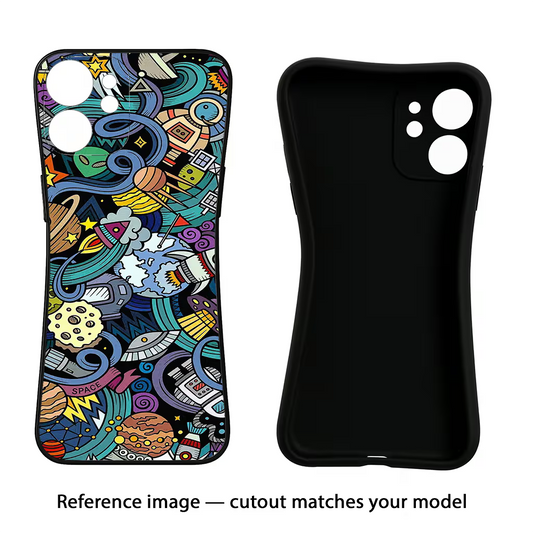 Space Abstract Samsung A26 Back Cover