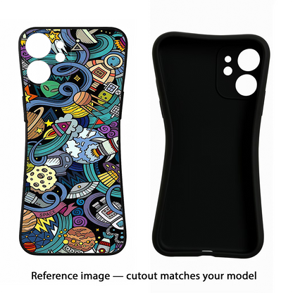 Space Abstract Vivo Y75 5G/Vivo T1 5G Back Cover