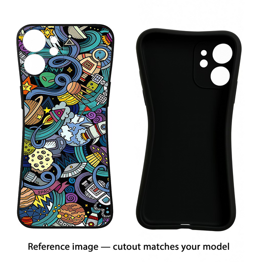 Space Abstract Realme Narzo 80 Lite 5G Back Cover