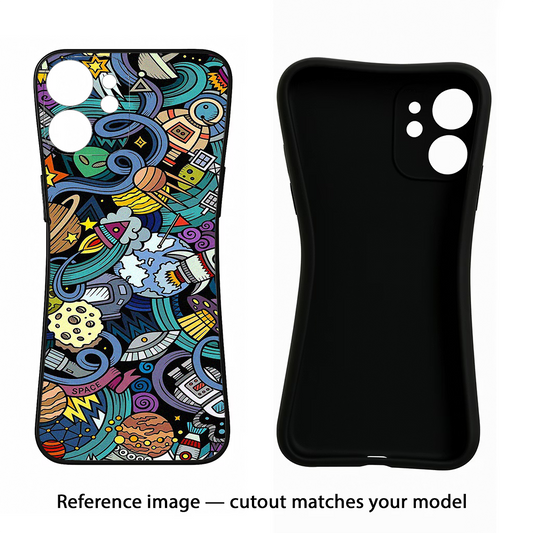 Space Abstract Samsung S22 Ultra Back Cover