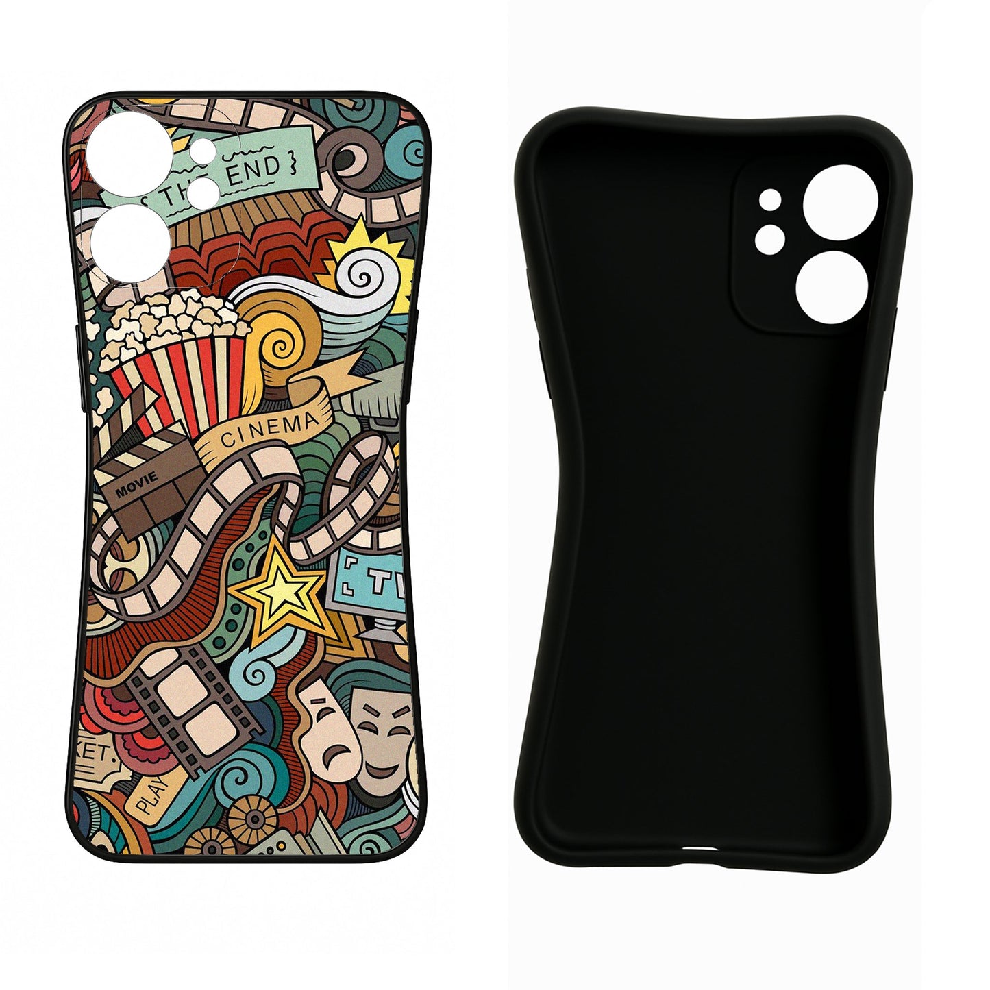 Cinema Abstract iPhone 15 Pro Max Back Cover
