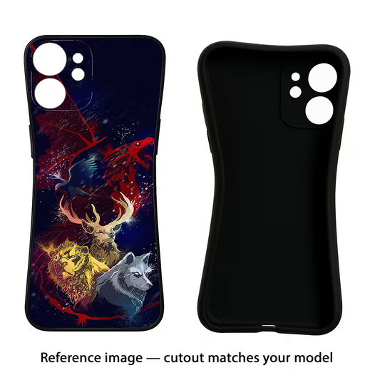 Game Of Thrones iQOO Neo 9 Back Cover Black Soft Case - Hello Swanky