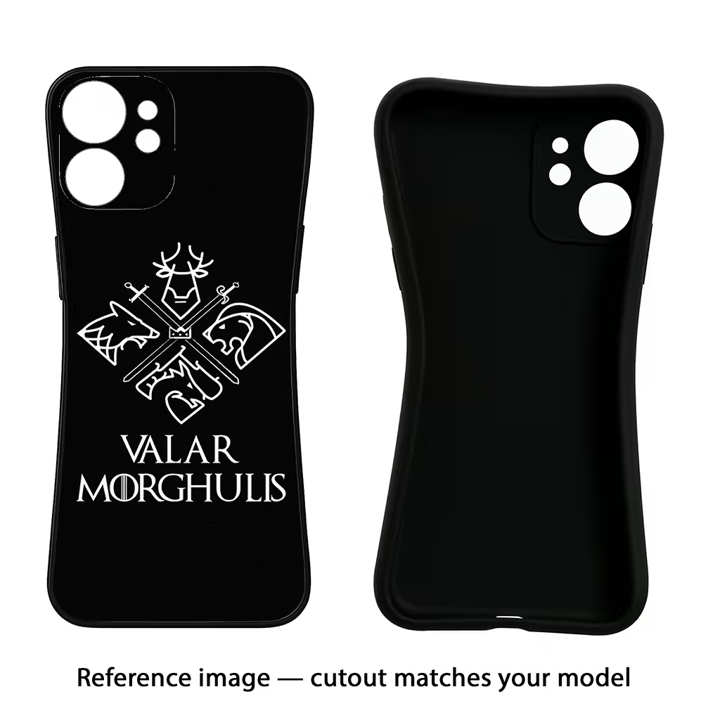 Valar Morghulis | Game Of Thrones iQOO Neo 9 Back Cover Black Soft Case - Hello Swanky