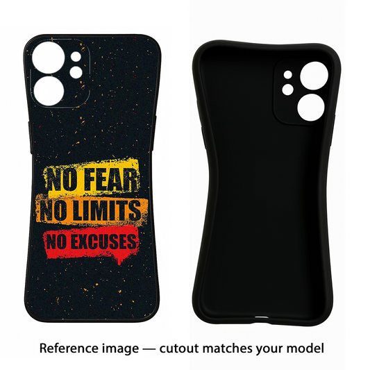 No Fear No Limits No Excuse Samsung S24 Plus Back Cover