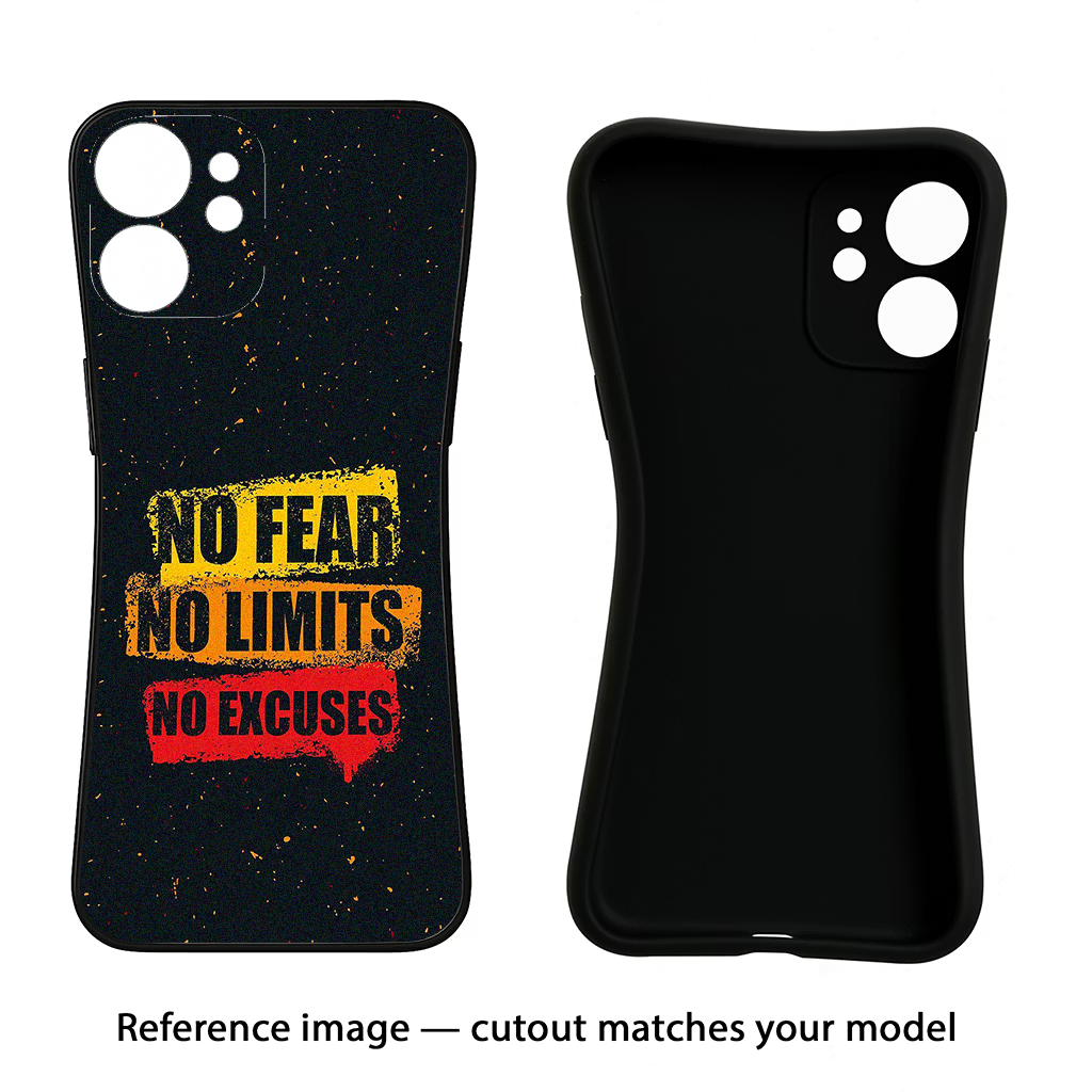 No Fear No Limits No Excuse Oppo F31 5G Back Cover