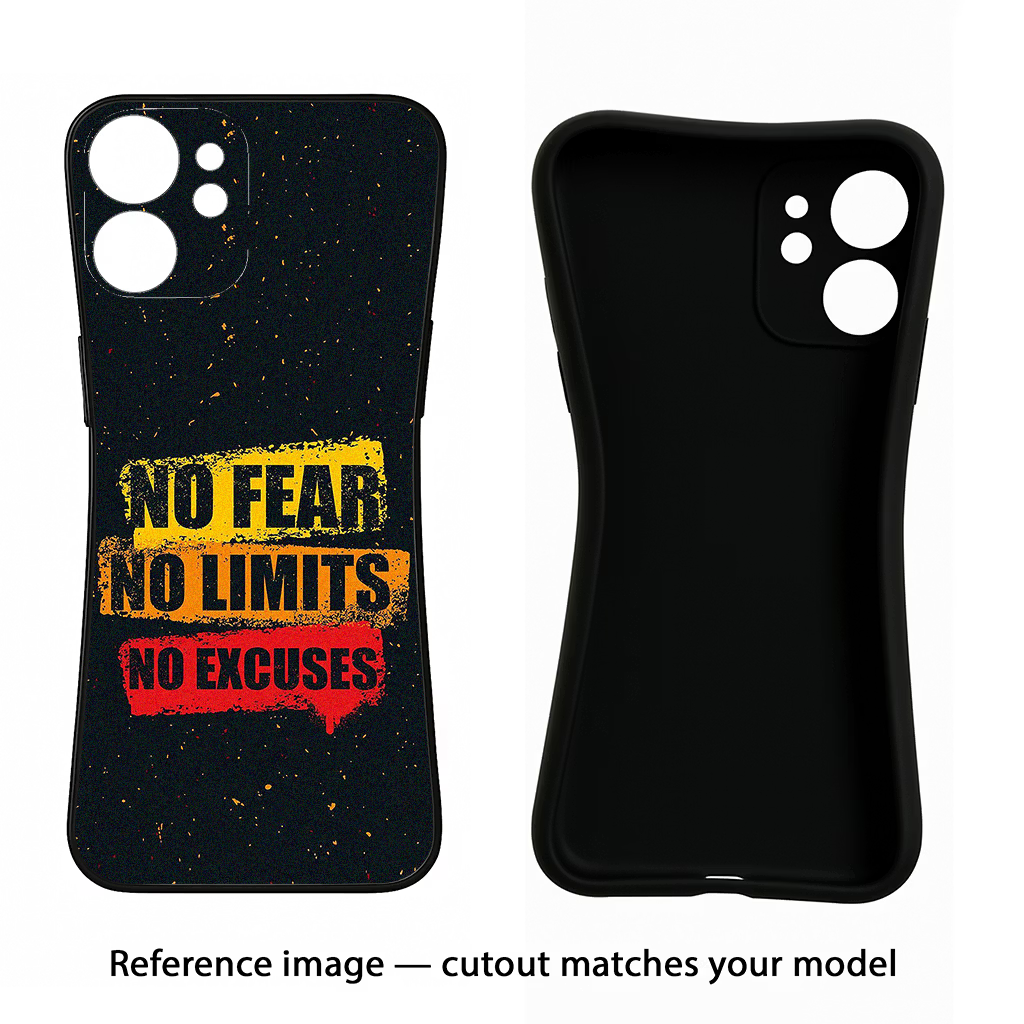 No Fear No Limits No Excuse Samsung M53 5G Back Cover