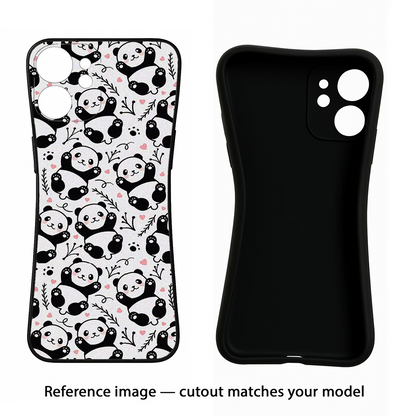 Cute Panda Vivo V27/V27 Pro Back Cover