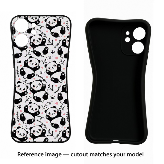 Cute Panda Samsung F15 5G Back Cover