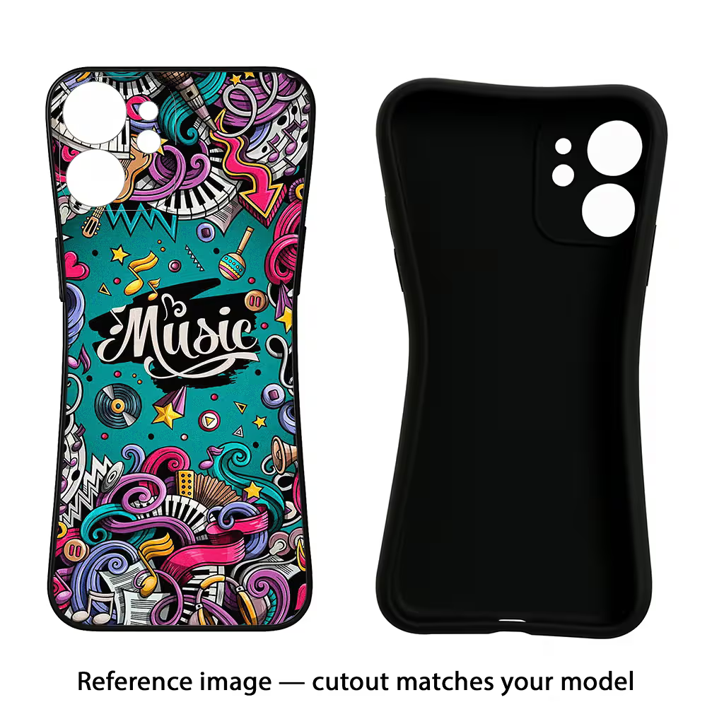 Music Graffiti Realme 14 Pro Plus 5G Back Cover