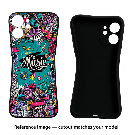 Music Graffiti iPhone 17 Back Cover