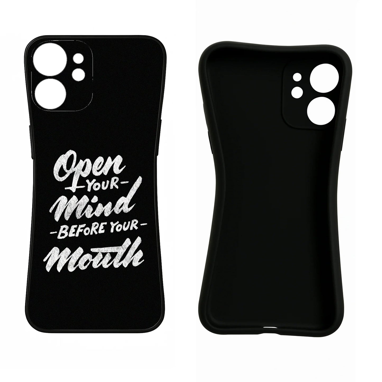 Open Your Mind Before Your Mouth Oppo F11 Pro Back Cover
